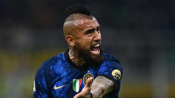 Inter, Vidal a rischio per la gara contro la Roma per una distorsione alla caviglia destra