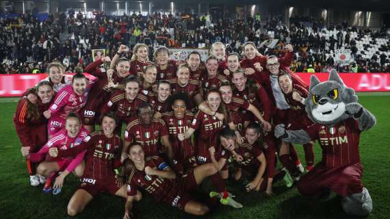 Roma Femminile premiata in Campidoglio per la vittoria della Supercoppa