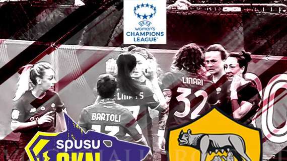 Women's Champions League - St. Pölten-Roma - La copertina del match. GRAFICA!