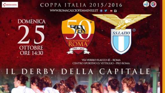 Roma femminile, domenica derby Roma-Lazio. FOTO!