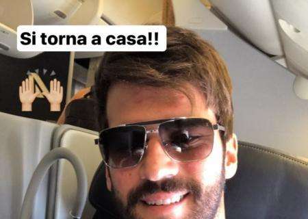 Instagram, Alisson: "Si torna a casa!". FOTO!