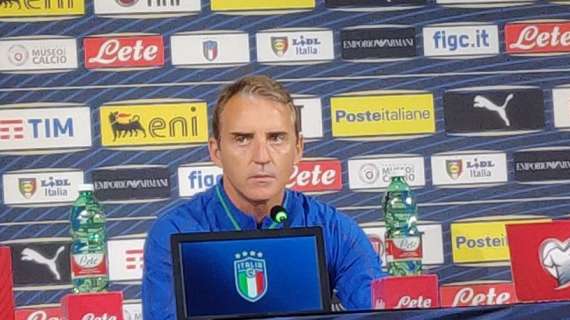 Italia, Mancini: "De Rossi non sta bene, forse più avanti. Zaniolo sta crescendo"