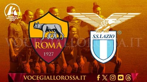 Serie A Women's Cup - Roma-Lazio - La copertina del match. GRAFICA!