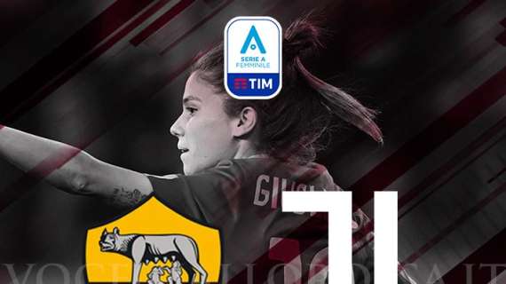 Serie A Femminile - Roma-Juventus - La copertina del match. GRAFICA!