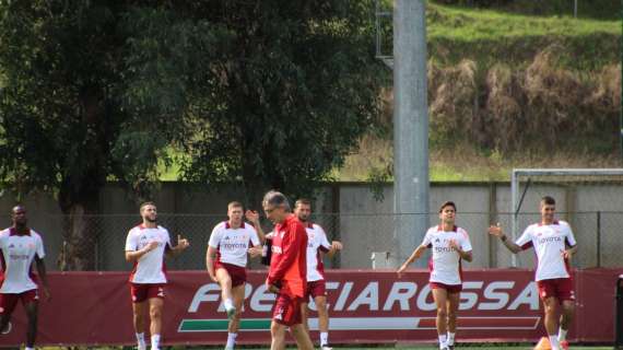 Roma-Athletic Club, la rifinitura dei giallorossi - La photogallery!