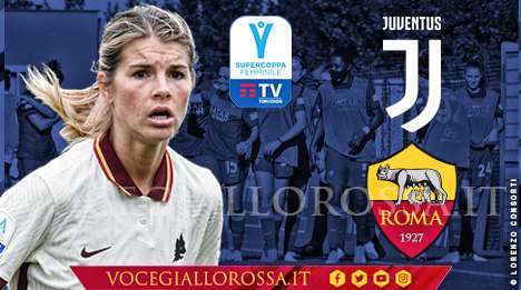 Supercoppa Femminile - Juventus-Roma, la copertina del match! GRAFICA!