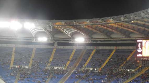 Il deserto dell'Olimpico. FOTO!