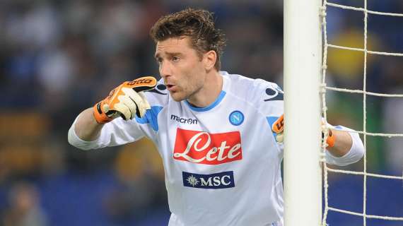 Napoli, De Sanctis regolarmente in campo a Dimaro