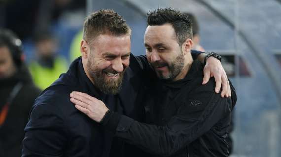 Roma-Brighton 4-0 - La gara sui social: "Ma tutto qui sto De Zerbi il nuovo Guardiola? Lezione di calcio da parte di De Rossi dal 1' al 95'"