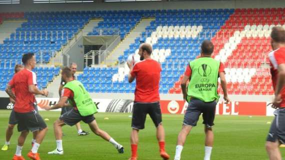 Viktoria Plzeň, terminata la rifinitura prima del match contro la Roma. FOTO!