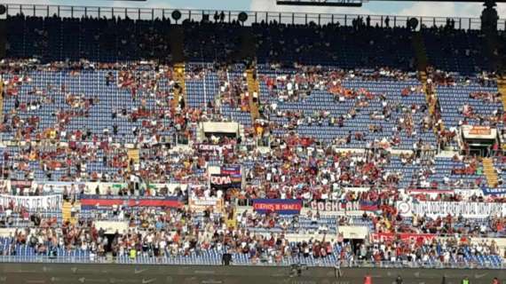 Tifosi della Roma e del San Lorenzo insieme in Tribuna Tevere: "Uniti nel colore, ripartiamo da tanto amore"