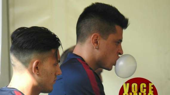 Momento di relax per Iturbe. FOTO!