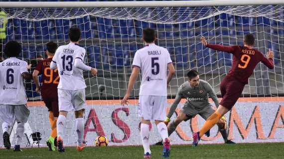 Diamo i numeri - Fiorentina-Roma: 8 vittorie negli ultimi 10 confronti in A. Il tridente giallorosso già a segno contro i toscani. 3 a 3 i precedenti tra Di Francesco e Pioli