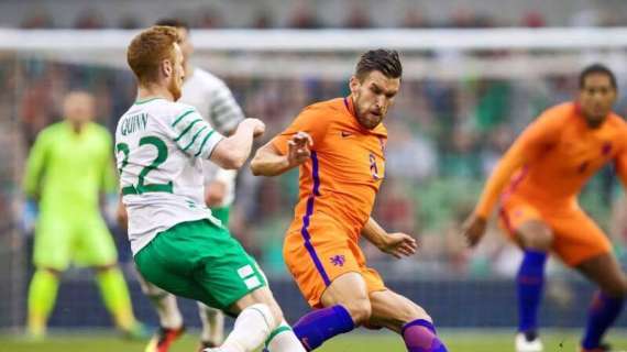 La Roma in Nazionale - Irlanda-Olanda 1-1, a Long risponde de Jong. 69’ di gioco per Strootman da capitano