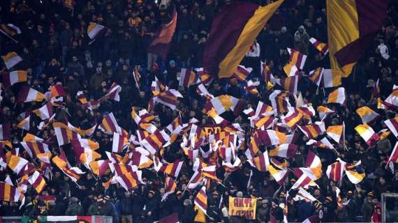 2,1% di tifosi in più allo stadio per la Roma rispetto alla passata stagione