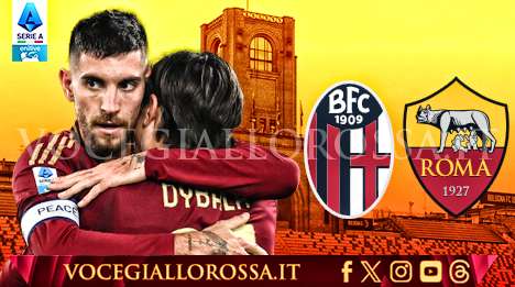 Bologna-Roma - La copertina del match. GRAFICA!