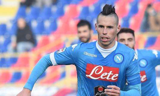 Napoli, Hamsik: "Oggi la palla non voleva entrare, meritavamo di vincere"