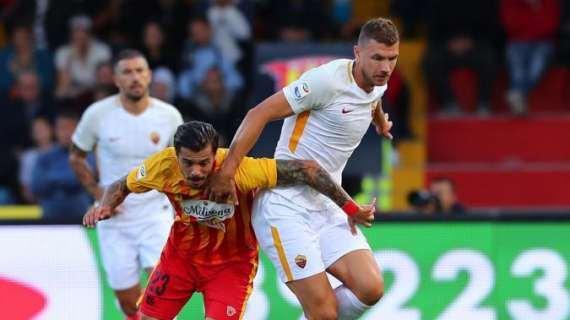I numeri di... Benevento-Roma 0-4 - 50ª doppietta in carriera per Dzeko. 5 legni dall'inizio della Serie A, nessuno come i capitolini. Bene Kolarov e Peres