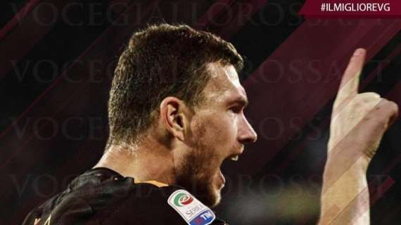 #IlMiglioreVG - Dzeko è il man of the match Napoli-Roma 2-4. GRAFICA!