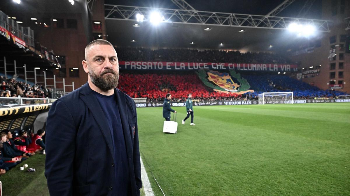 Genoa, De Rossi: "Per Spalletti io come Mazzone? Per me è un complimento"