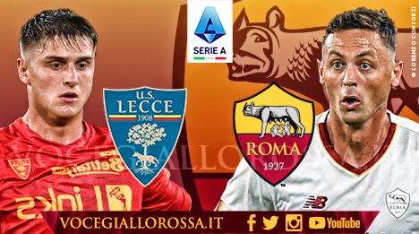 Lecce-Roma 1-1 - I giallorossi sbattono su Falcone, Dybala risponde all'autorete di Ibanez