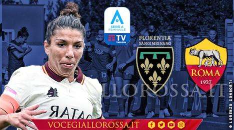 Florentia San Gimignano-Roma - La copertina del match. GRAFICA!