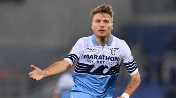 Lazio, problemi al flessore per Immobile. Provino decisivo questa sera nel riscaldamento