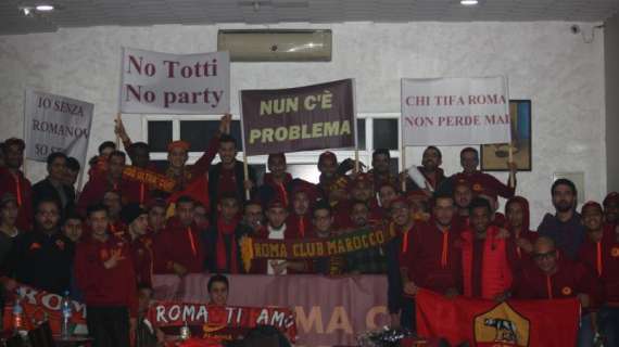 Roma-Milan 1-0, la gioia del Roma Club Marocco. FOTO! VIDEO!