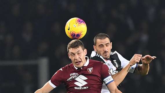 Bonucci: "Senza Belotti al Torino la mia famiglia tiferà Juve per la prima volta"