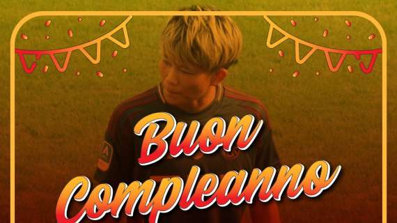 Ha vinto lo scudetto a Roma come il suo connazionale Nakata: tanti auguri Moeka. GRAFICA!