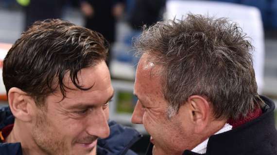 Totti a Mihajlovic: "Lotterò ed esulterò con te, perché sarà una vittoria"