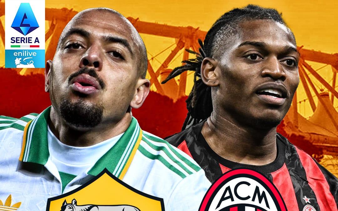 Roma-Milan - La copertina del match. GRAFICA!