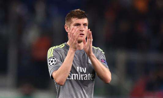 Twitter, massaggi per Kroos dopo la vittoria contro la Roma