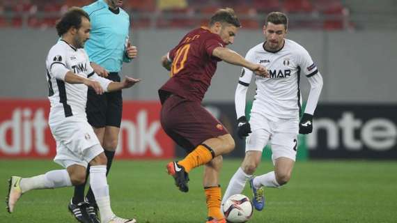 Il Migliore Vocegiallorossa - Totti è il man of the match di Astra Giurgiu-Roma 0-0
