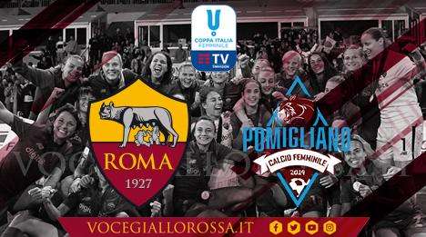 Coppa Italia Femminile - Roma-Pomigliano - La copertina del match. GRAFICA!