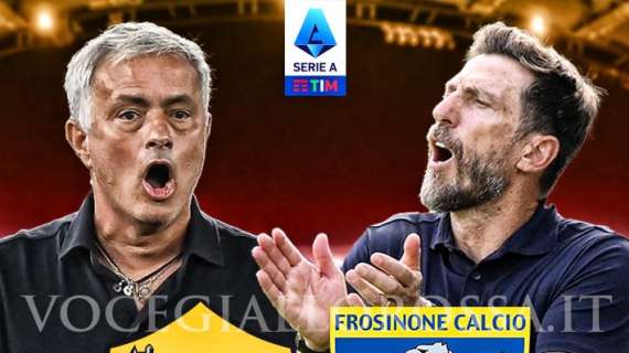 Roma-Frosinone - La copertina del match. GRAFICA!