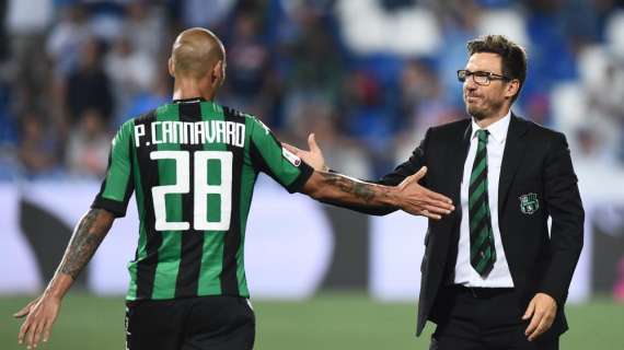 Sassuolo, Cannavaro saluta il calcio italiano: "Di Francesco mi ha fatto venir voglia di allenare. Sabato sarà il mio addio". VIDEO!