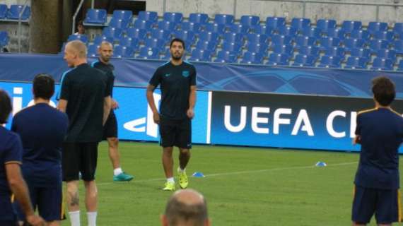 Rifinitura all'Olimpico per il Barcellona. FOTO! VIDEO!