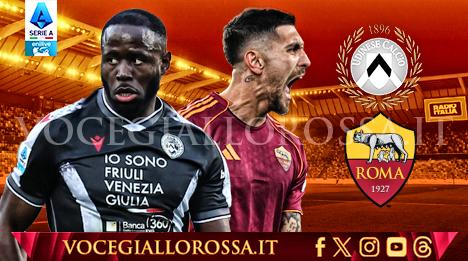 Udinese-Roma - La copertina del match. GRAFICA!