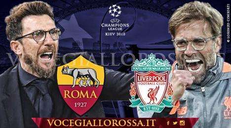 Roma-Liverpool - La copertina. GRAFICA!
