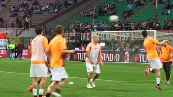Milan-Roma 2-1 - I giallorossi cadono a San Siro. Di Van Ginkel, Destro e Totti le reti del match. FOTO!