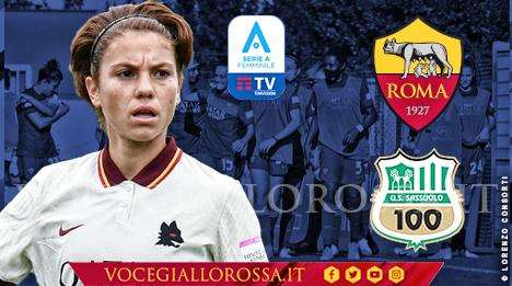 Serie A Femminile - Roma-Sassuolo, la copertina del match. GRAFICA!