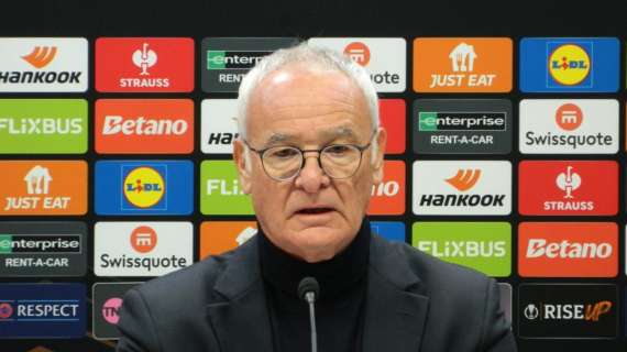 Ranieri: "Ringrazio i tifosi della Roma, non mi aspettavo una coreografia così meravigliosa". VIDEO!