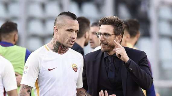 Oggi alle 15 la conferenza stampa di Di Francesco e Nainggolan; alle 19 sarà il turno di Conte