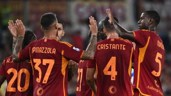 Roma-Empoli 7-0 - Goleada giallorossa: doppietta di Dybala, primi gol di Lukaku e Sanches, a segno anche Cristante e Mancini. FOTO!