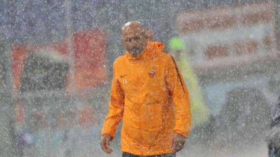 L'acquazzone di Roma-Sampdoria. FOTO!