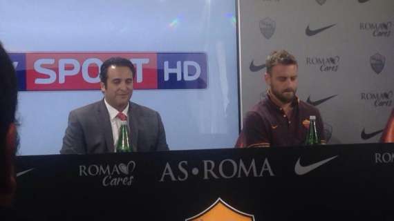 TRIGORIA - Presentazione dell'accordo tra Sky e Roma TV. De Rossi: "Juventus favorita in campionato". FOTO!