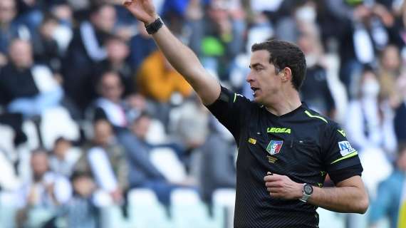 L'arbitro - Positivi i precedenti con Ayroldi, esordio con il VAR Di Martino