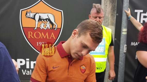 Lorenzo Di Livio: "Fantastico essere in ritiro con la mia maglia del cuore. Strootman ci chiedeva di entrargli duro per recuperare prima"