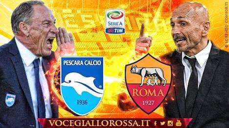 Pescara-Roma - La copertina del match